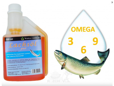 Lososový olej Wallitzer 500ml - 100% přírodní